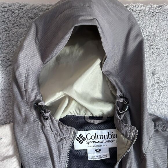 Columbia Men's Jacket Size XL Sportswear Jacket Hoodie Gray Outdoors Fishing - Picture 3 of 16